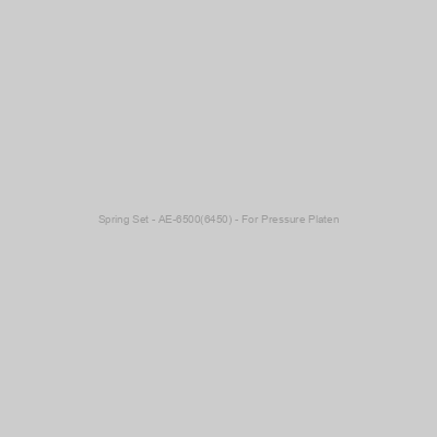 Spring Set - AE-6500(6450) - For Pressure Platen
